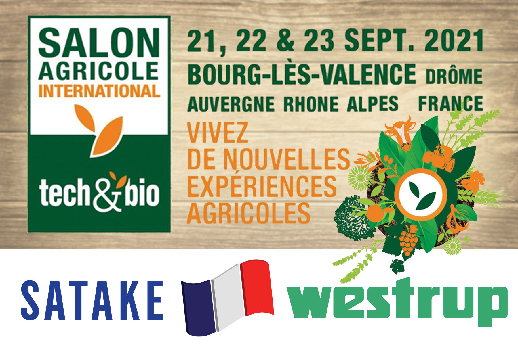 Nous serons au SALON TECH & BIO 2021