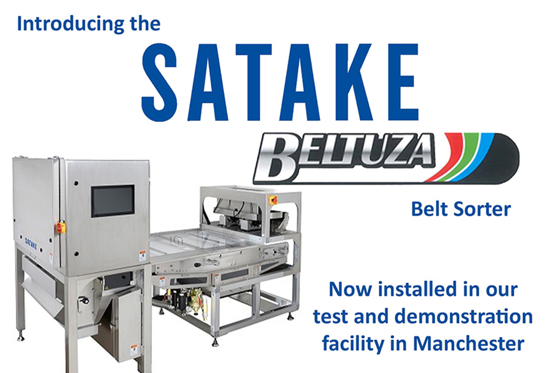 New Belt Sorter in our Manchester Test and Demo Facility
