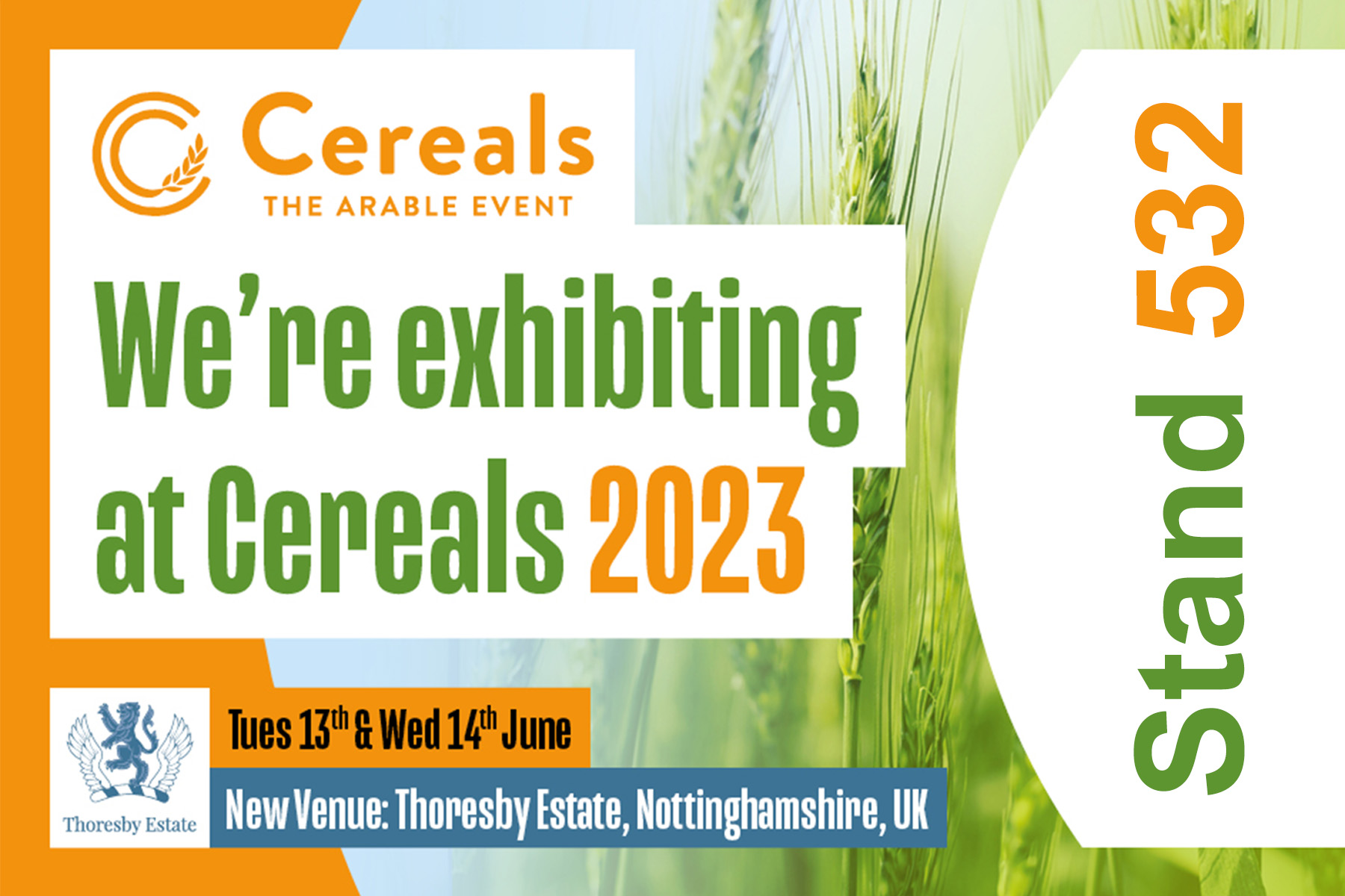 Meet us at Cereals Event 2023