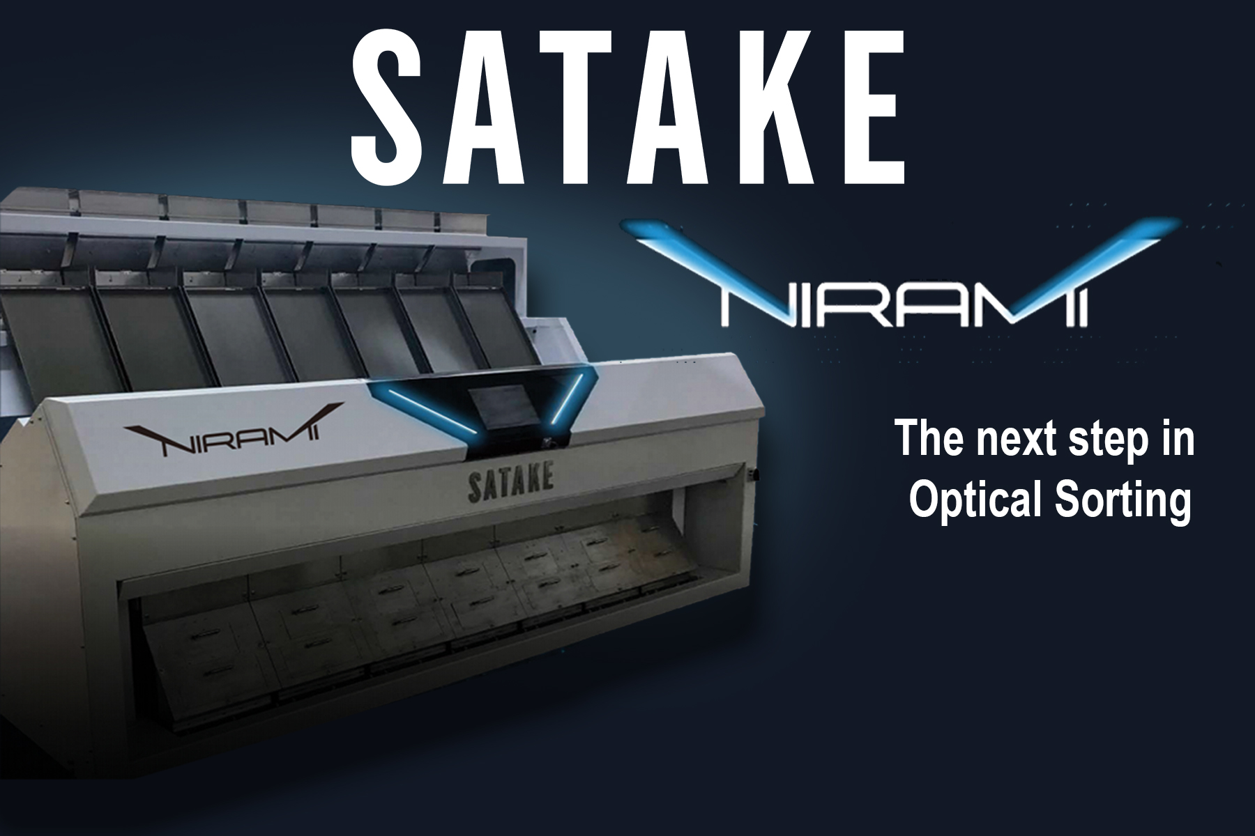 Satake launches new Optical Sorter range   NIRAMI