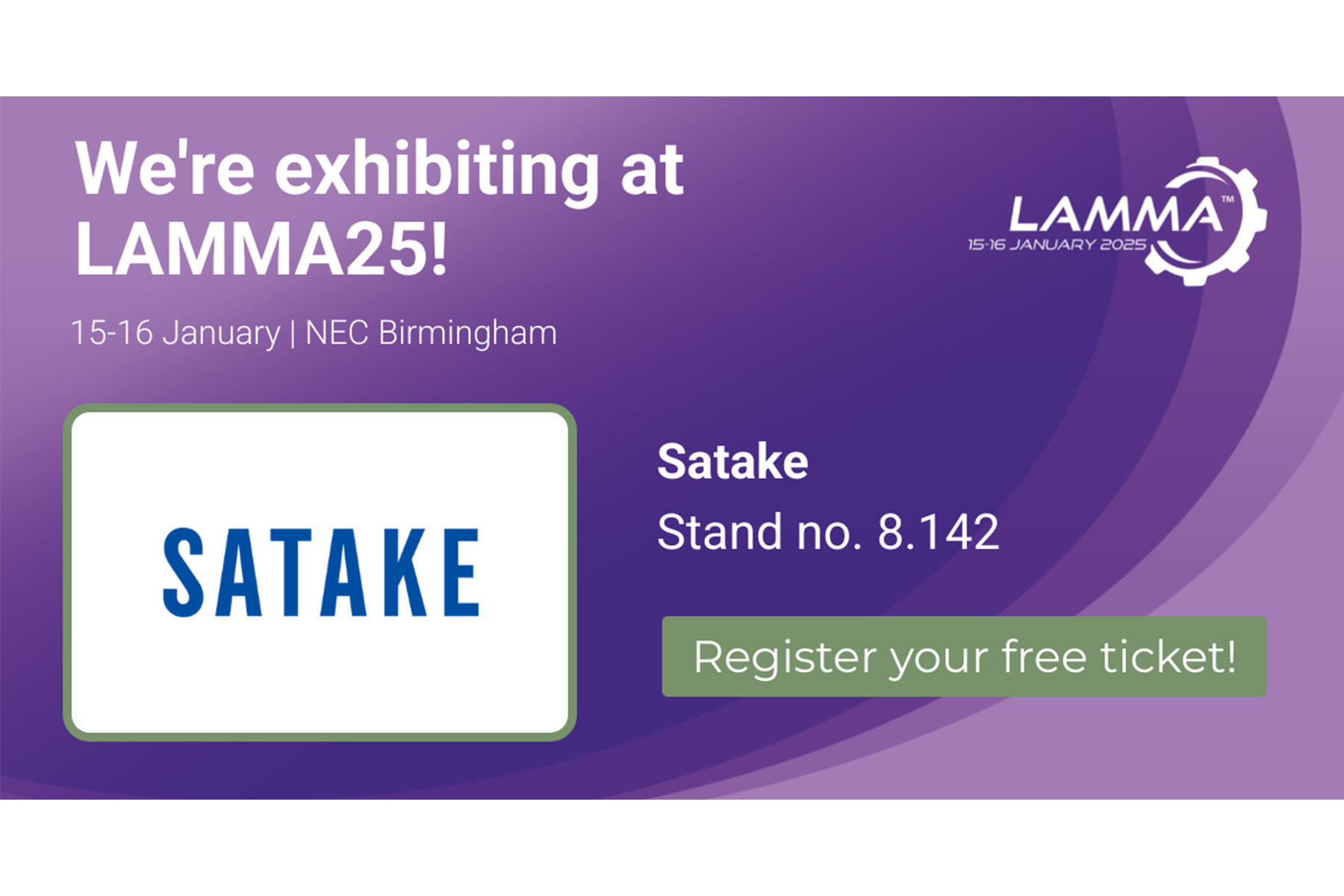 Optical Sorting Demonstrations at Lamma 25!