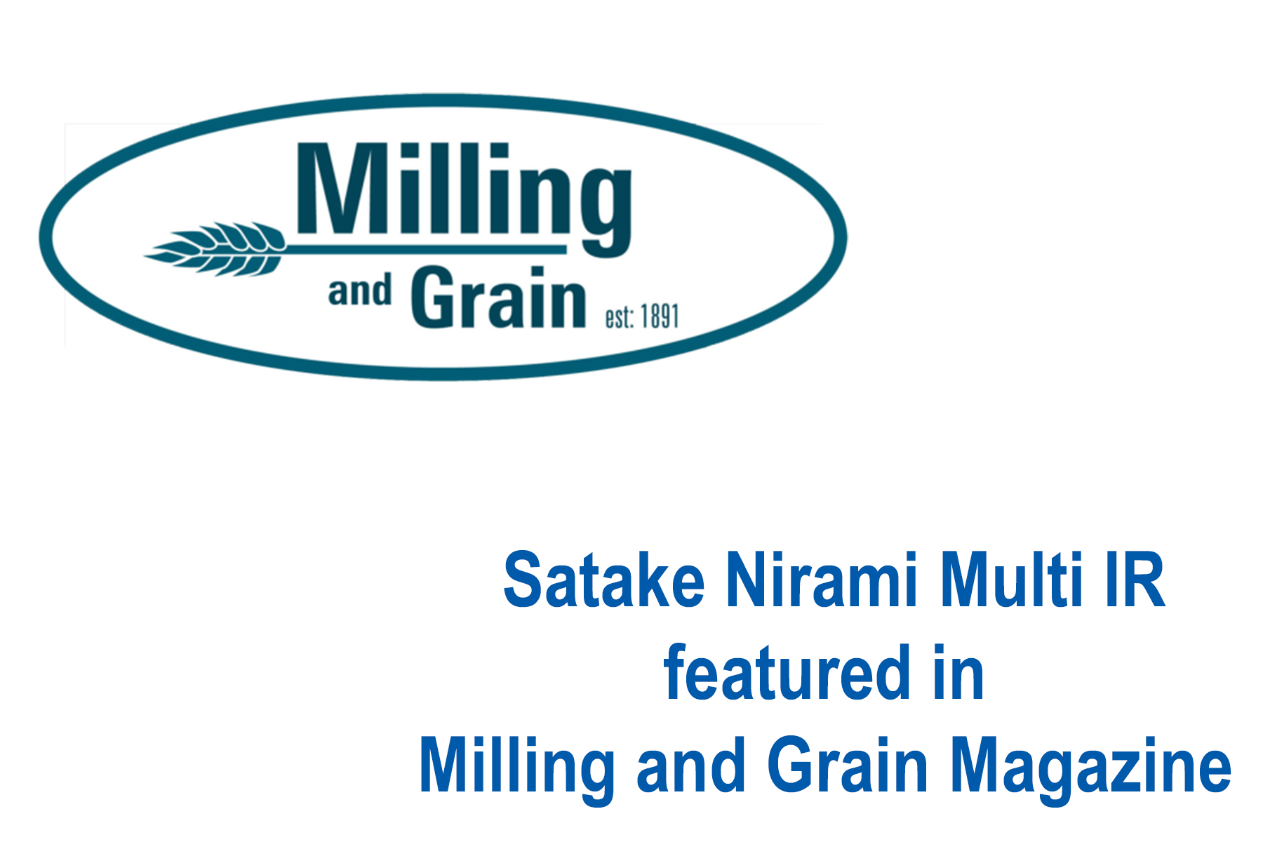 SATAKE Nirami Multi-IR Sorting Technology